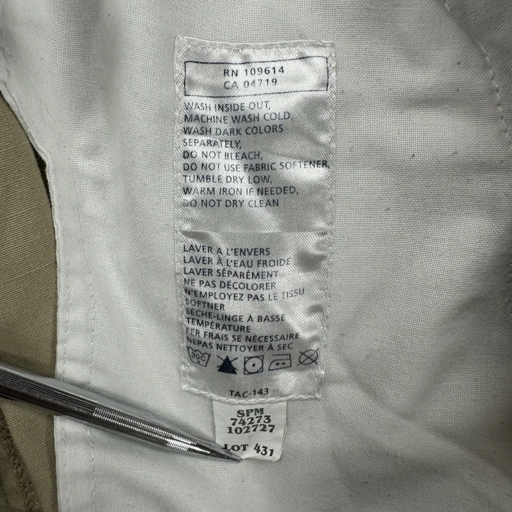 5.11 Tactical Series Pants Mens 42/30 Khaki Ripstop Cargo Trousers 74273